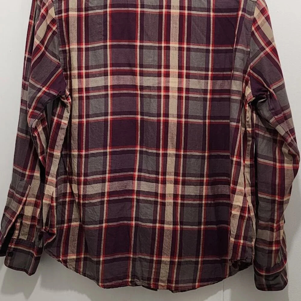Lauren Ralph Lauren Plaid Button Down Shirt Women's Size Petite Medium - Picture 8 of 8